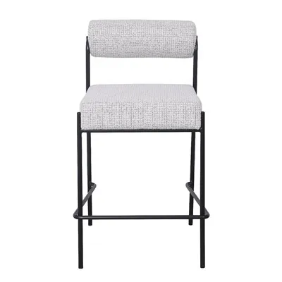 שרפרפי דלפק עם רגלי מתכת שחורות